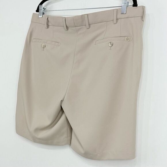Peter Miller Khaki Tan Classic Quick Dry Business Casual Athleisure Golf Short - Picture 7 of 15